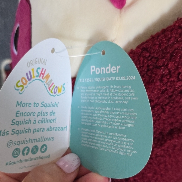 Panda Squishmallow Ponder, NWT, 12 Inches - Picture 7 of 9